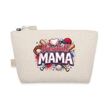 Baseball Mama Mom American Sport USA - Bio-Täschchen - Natur - Vorne