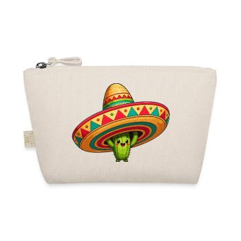 Kaktus Sombrero Fiesta - Bio-Täschchen - Natur - Vorne