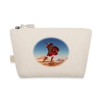 Achilles in the Battle of Troy - Organic Pouch - nature - Front