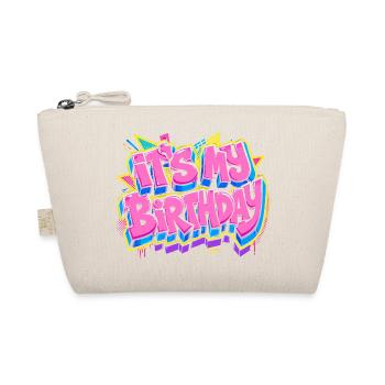 Its My Birthday Graffiti Colorfest - Organic Pouch - nature - Front