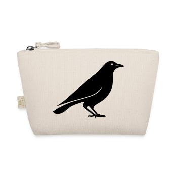 crow - Organic Pouch - nature - Front
