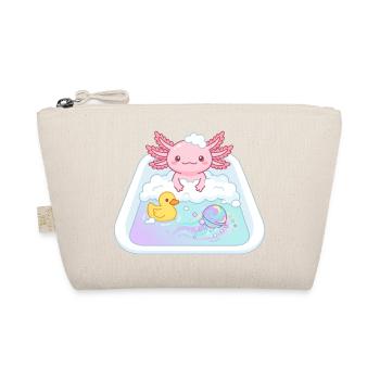 Bathtubs Axolotl - Organic Pouch - nature - Front