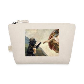 Chat gifle la main de Dieu Mème des chats drôles - Trousse biologique - nature - Devant