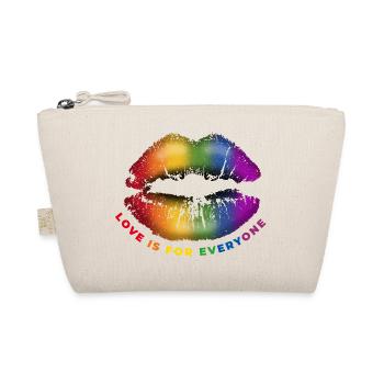 Lippe Kussmund L’amour est pour tous LGBTQ Regenbog - Trousse biologique - nature - Devant