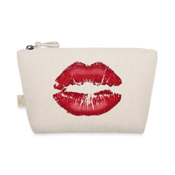 Lèvres embrassables avec ombre rouge rouge à lèvres - Trousse biologique - nature - Devant