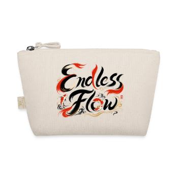 Endless Flow | Japanische Zen Kunst - Bio-Täschchen - Natur - Vorne