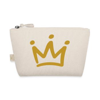 Gold Crown Emblem - Organic Pouch - nature - Front