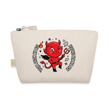 Red Devil Saying - Organic Pouch - nature - Front