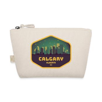 Calgary Skyline Gold - Bio-Täschchen - Natur - Vorne