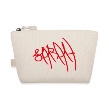 Geschenkidee für Sarah - Bio-Täschchen - Natur - Vorne