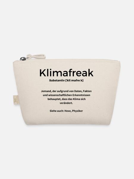 Klimafreak Physik - Bio-Täschchen - Natur
