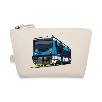 Train RegioSpider CD 841 – Linienzeichnung - Bio-Täschchen - Natur - Vorne