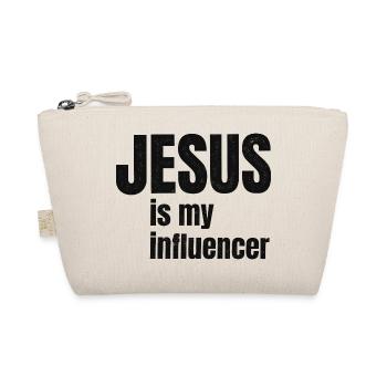 Jesus ist mein Influencer - Bio-Täschchen - Natur - Vorne