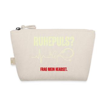 Ruhepuls Headset Leitstelle - Bio-Täschchen - Natur - Vorne