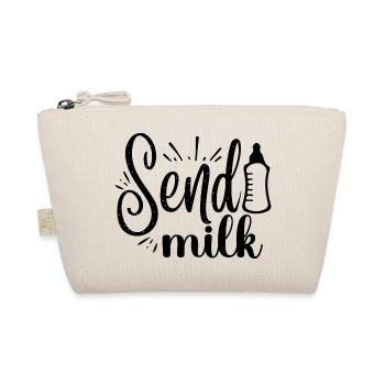 Send Milk. Lustiges Mutter Design. - Bio-Täschchen - Natur - Vorne