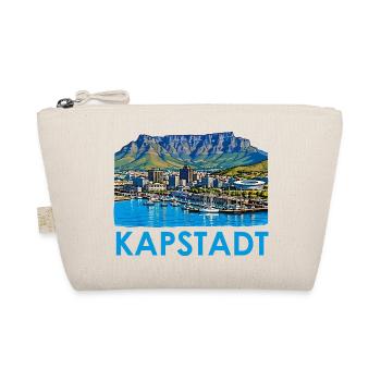 Kapstadt Hafenstadt Skyline - Bio-Täschchen - Natur - Vorne