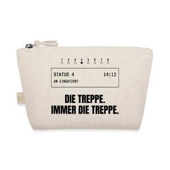 Die Treppe. Immer die Treppe. Rettungsdienst - Bio-Täschchen - Natur - Vorne
