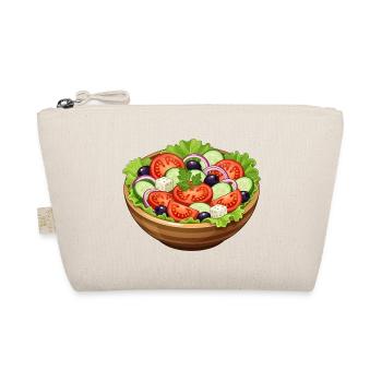 Frischer Tomaten Salat Cartoon - Bio-Täschchen - Natur - Vorne