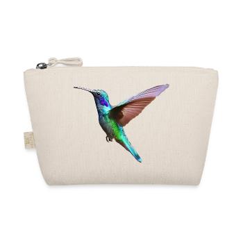 Kolibri – Vogelillustration - Bio-Täschchen - Natur - Vorne