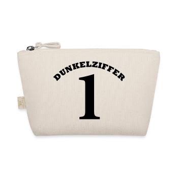 DUNKELZIFFER 1 - Bio-Täschchen - Natur - Vorne
