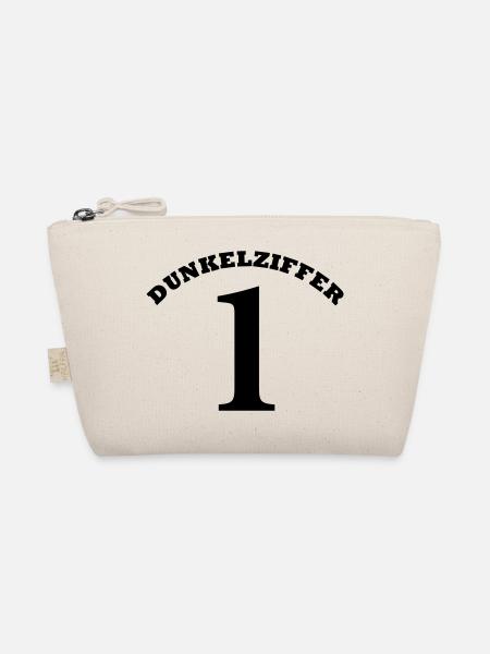 DUNKELZIFFER 1 - Bio-Täschchen - Natur