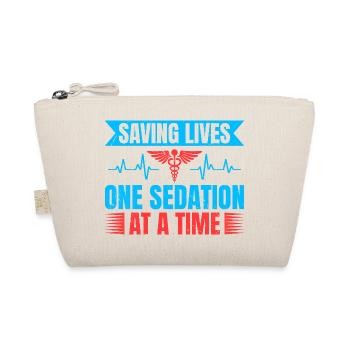 Anesthesiologist One Sedation At Time Anesthesia - Bio-Täschchen - Natur - Vorne