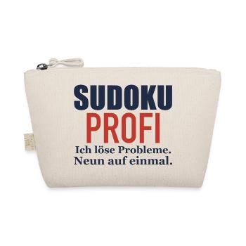 Sudoku Profi – Ich löse Probleme - Bio-Täschchen - Natur - Vorne
