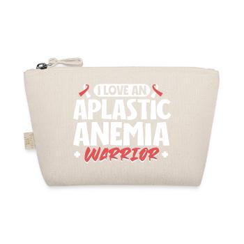 Ich liebe einen Kämpfer - Anämie Support - Bio-Täschchen - Natur - Vorne
