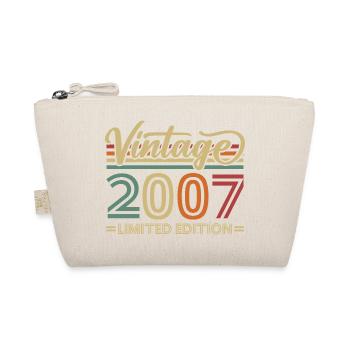 Vintage 2007 Limited Edition Geburtstag Retro - Bio-Täschchen - Natur - Vorne
