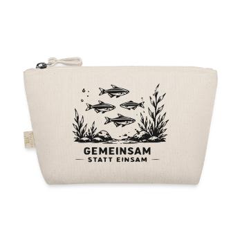 Gemeinsam Unterwasser Schwarm - Bio-Täschchen - Natur - Vorne