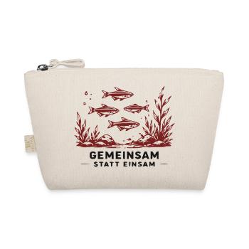 Gemeinsam statt Einsam Unterwasser-Szene - Bio-Täschchen - Natur - Vorne