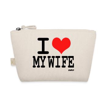 i love my wife - Organic Pouch - nature - Front