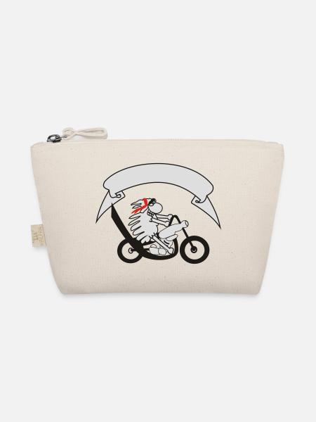 moutons de cycliste avec la bannière - Trousse biologique - nature - Devant