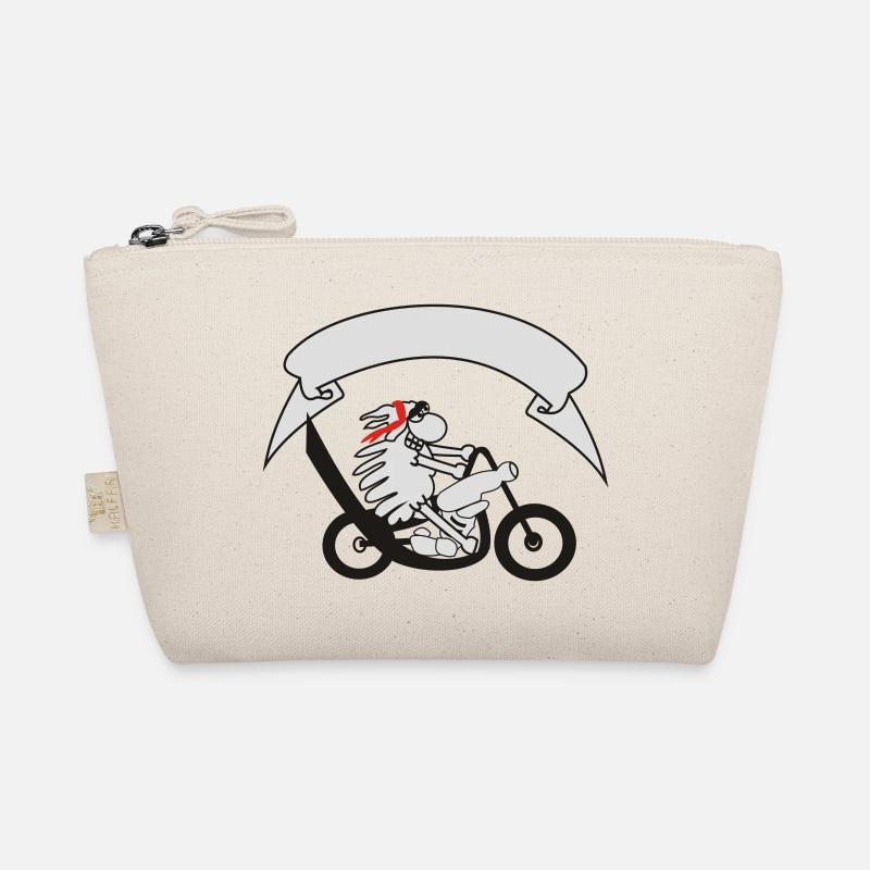 Bikerschaf mit Banner Bio-Täschchen