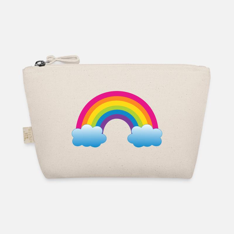 Regenbogen - Bio-Täschchen - Natur