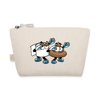 DABBING POOP KACKE KLOPAPIER - Bio-Täschchen - Natur - Vorne