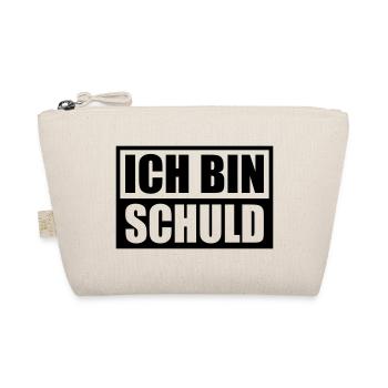 Ich bin Schuld | Farbe änderbar - Bio-Täschchen - Natur - Vorne