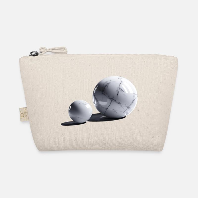 Marble Ball/Sphere Organic Pouch