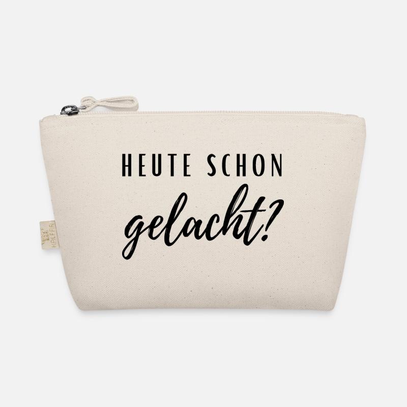 Heute schon gelacht? - Bio-Täschchen - Natur