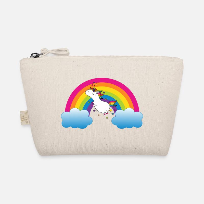 Arc-en-ciel avec licorne Trousse biologique
