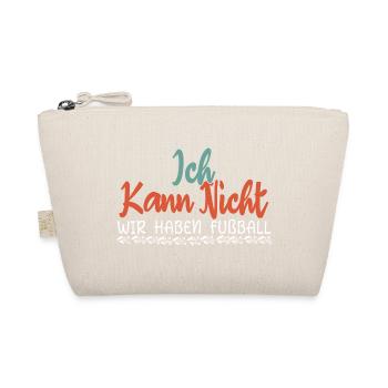 Fubball - Ich Kann Nicht Wir Haben Fubball gift - Bio-Täschchen - Natur - Vorne