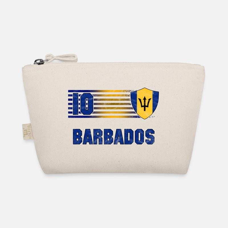Barbados Fußball Mannschaft - Bio-Täschchen - Natur