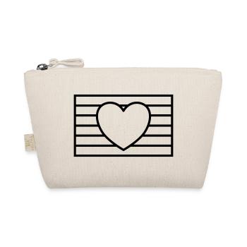 Gay Pride Flag - Organic Pouch - nature - Front