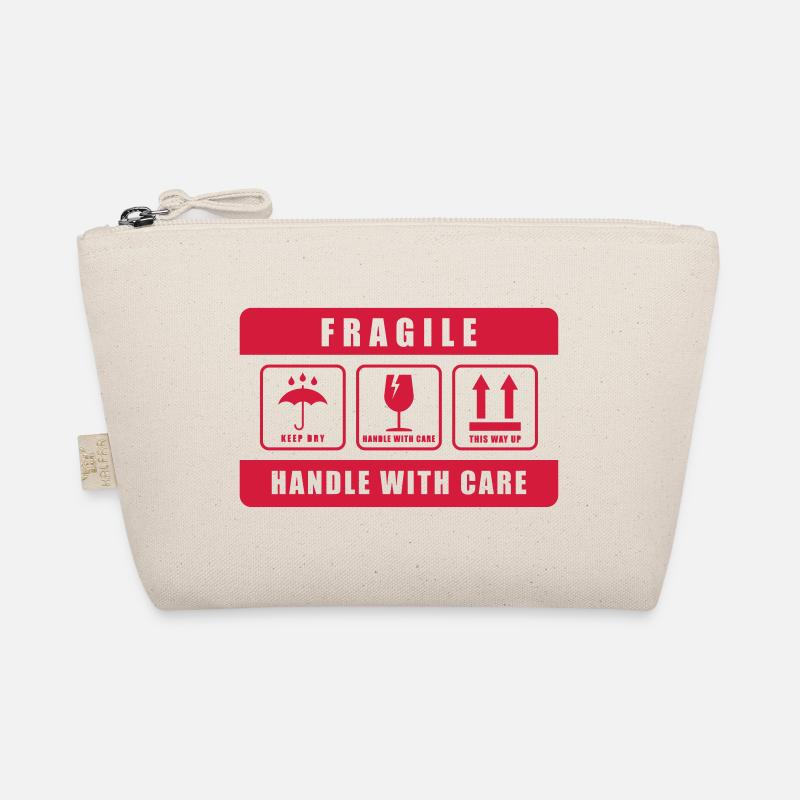 Fragile Handle with care Organic Pouch