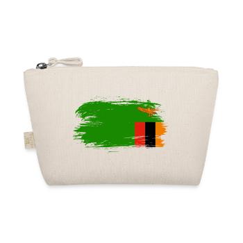 Sambia Flagge Fahne - Bio-Täschchen - Natur - Vorne