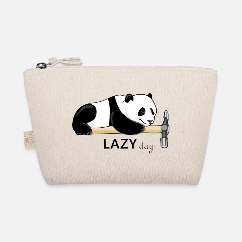 Lazy panda. Lazy day Organic Pouch