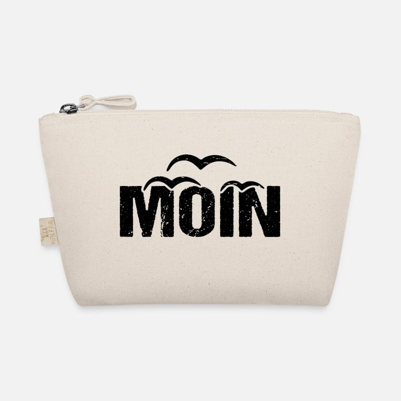 Moin Möwen Vintage Moin - Bio-Täschchen - Natur