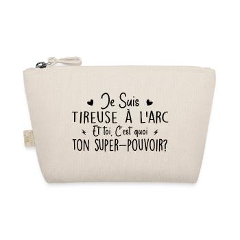 Archery Shooter. What's your superpower? - Organic Pouch - nature - Front