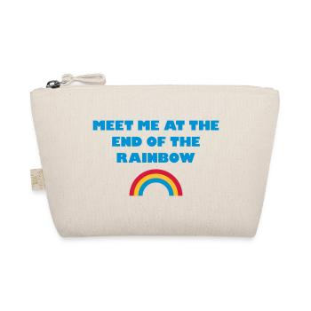 ★ Design colors can be changed ★ Meet me at the end of .. - Organic Pouch - nature - Front