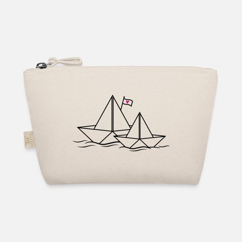 Papierboote Papierschiff Schiffe Boote Liebe Paare Bio-Täschchen